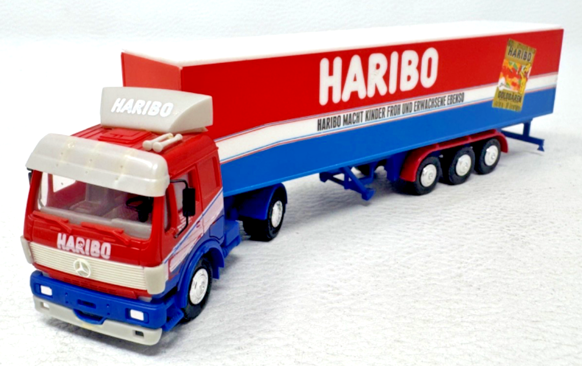 Herpa H0 Albedo Mercedes Benz NG HARIBO Koffer Sattelzug HO H0 1:87 Herpa H0 Albedo Mercedes Benz NG HARIBO Koffer Sattelzug HO H0 1:87