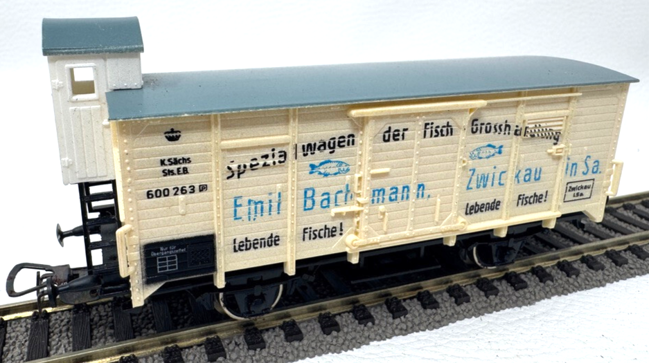 Piko 5/6438 Güterwagen Kühlwagen Emil Bachmann. K.Sächs.Sts.E.B - 1:87 HO H0