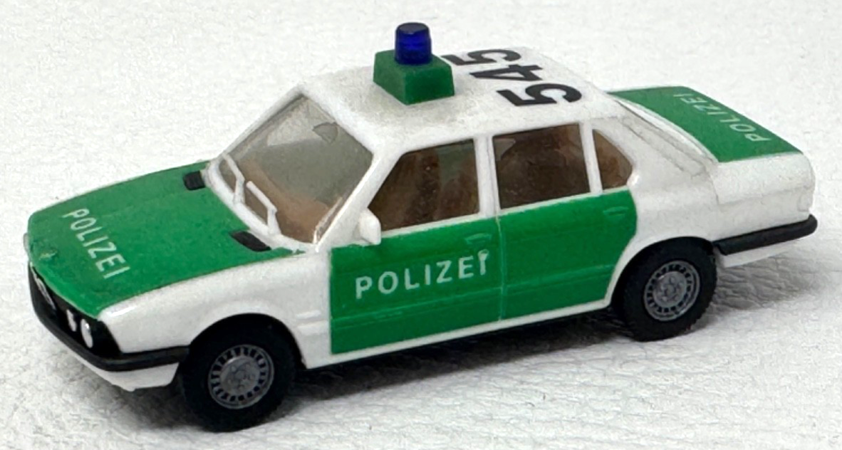 herpa H0 Einsatzfahrzeug Polizei BMW 528 i - Modellauto  - 1:87 HO H0