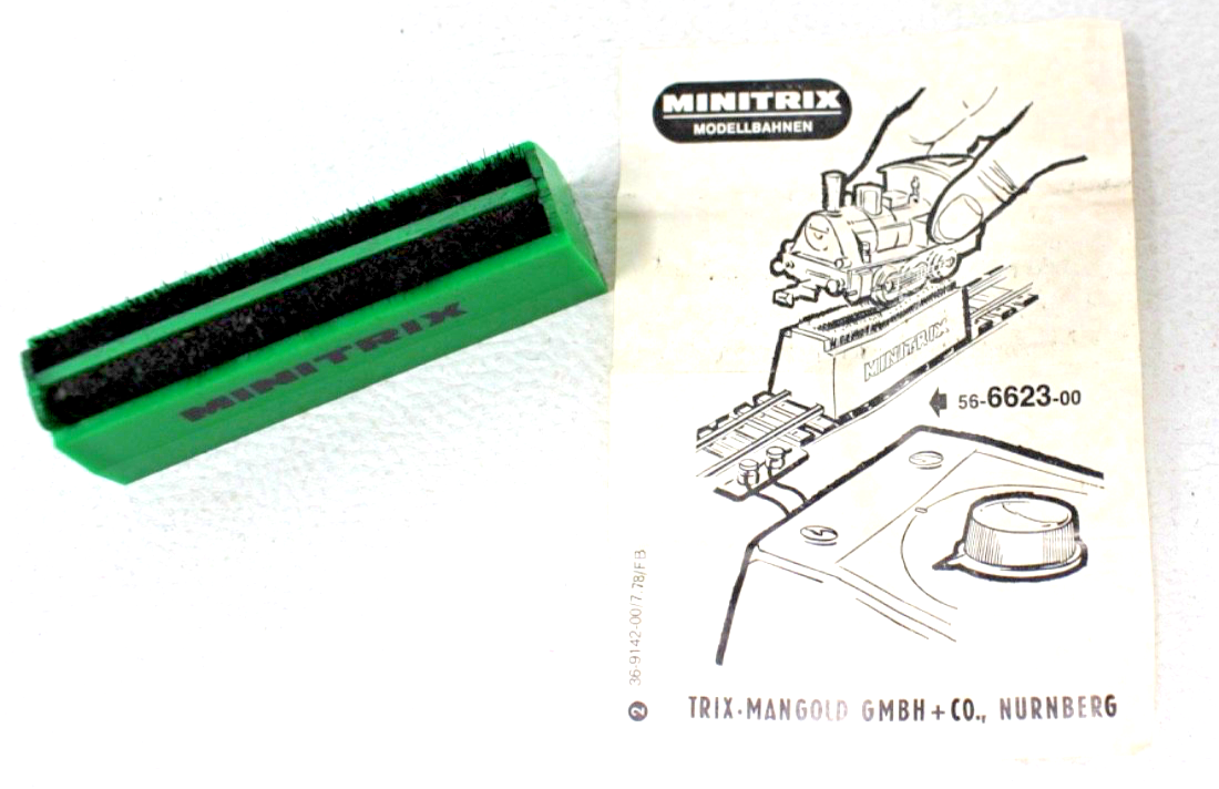Minitrix N 56 6623 00 Lokradreiniger zum Aufsetzen auf die Schiene N 1:160 OVP