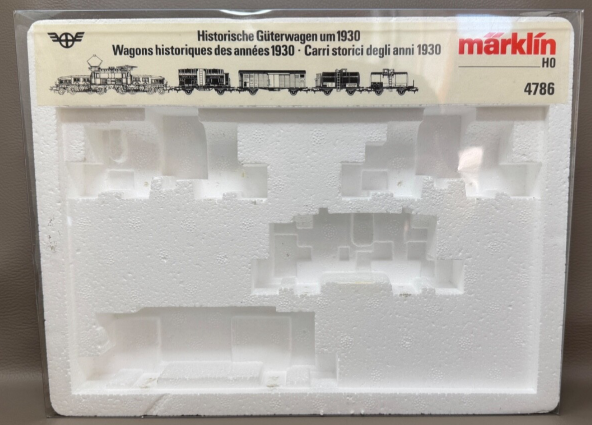 Märklin 4786 Leerverpackung - Historische Güterwagen um 1930 - HO H0 1:87