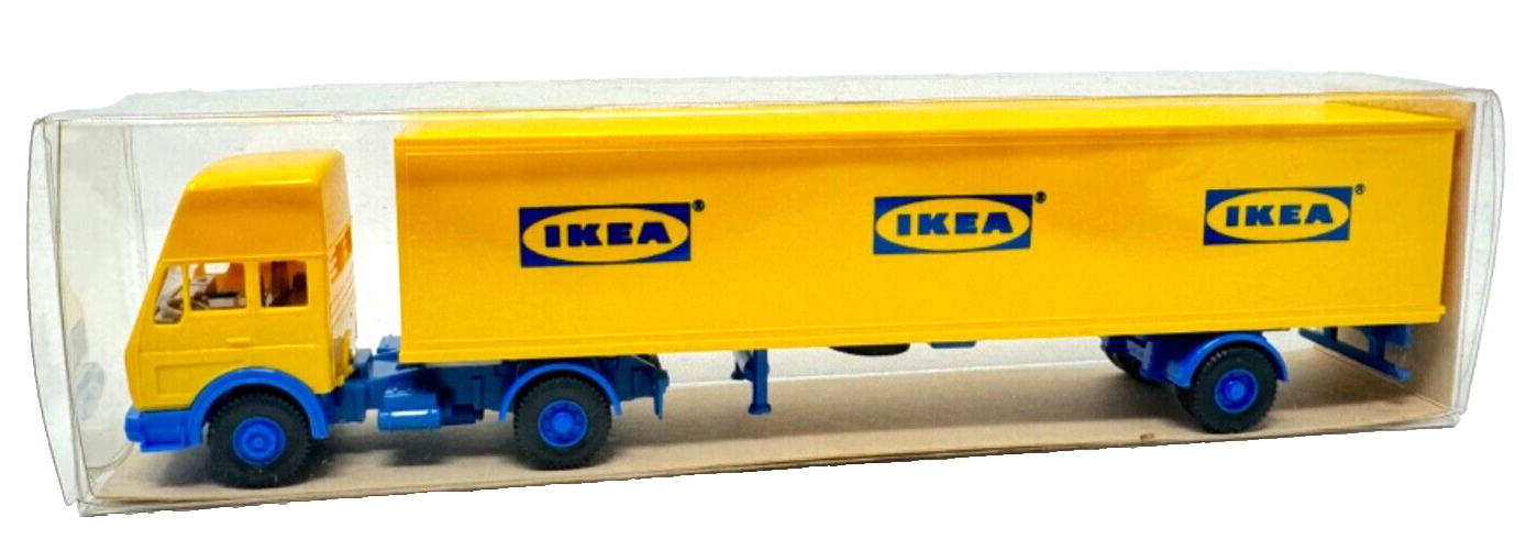 Wiking 25544 MB Sattelzug mit Einachskofferauflieger "Ikea" - HO H0 1:87 NEU OVP