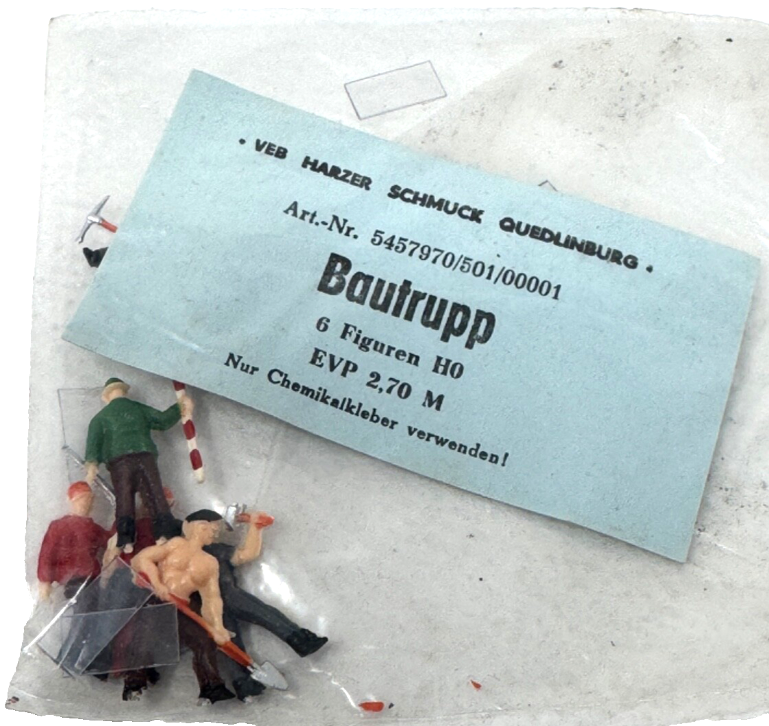 Vero H0 5457970/501/00001 Figuren Bautrupp 6-tlg. - HO H0 1:87 in OVP Vero H0 5457970/501/00001 Figuren Bautrupp 6-tlg. - HO H0 1:87 in OVP