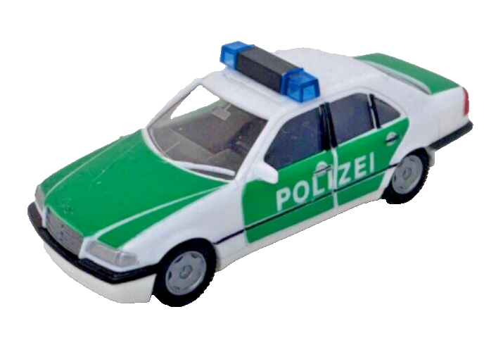 AMW Mercedes C220 - Polizei grün / weiß - 1:87 HO H0