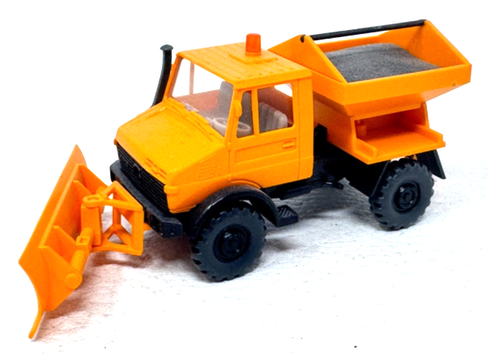 Wiking 18646 Mercedes Benz Unimog Schneepflug Streuwagen - 1:87 H0 HO