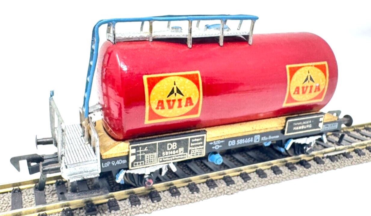 Fleischmann Kesselwagen Tankwagen "AVIA" 581464 Tanklager 1 Hamburg H0 HO 1:87