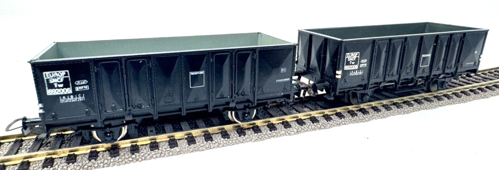 2x Piko Hochbordwagen Güterwagen SNCF Tw 692006 - H0 HO 1:87 2x Piko Hochbordwagen Güterwagen SNCF Tw 692006 - H0 HO 1:87