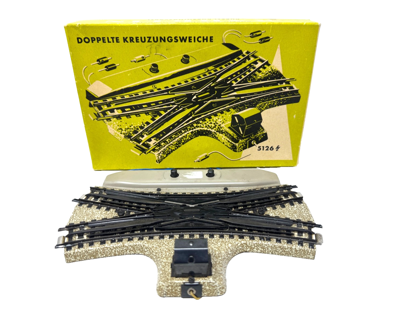 Märklin H0 5126 Doppelte Kreuzungsweiche AC - M-Gleis - HO H0 1:87 in OVP