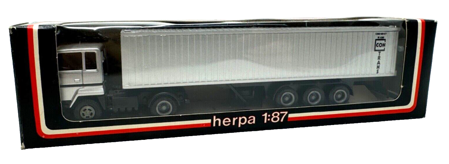 Herpa 905 222 Ford Tranconti. Cont. Contrans Container Tansport HO H0 1:87 OVP Herpa 905 222 Ford Tranconti. Cont. Contrans Container Tansport HO H0 1:87 OVP