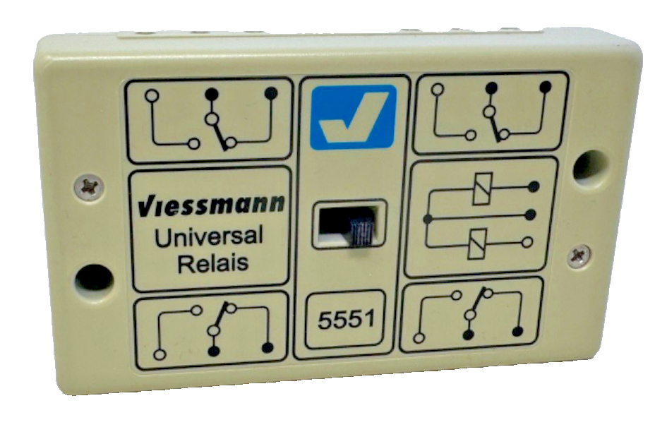 Viessmann 5551 Universal-Relais 1 x 4UM wandelt Stromimpulse  in Dauerstrom um