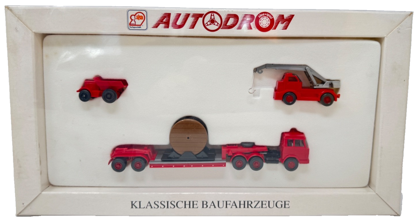 Wiking 990 08 - idee & spiel - Autodrom - Klassische Baufahrzeuge - H0 HO 1:87