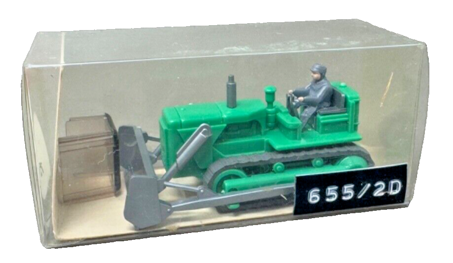 Wiking H0 16655 Planierraupe grün mit Figur im Führerhaus HO H0 1:87 in OVP