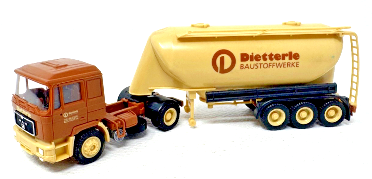 herpa H0 MAN Silo Sattelzug "Dietterle Baustoffwerke " Exclusiv Serie HO H0 1:87 herpa H0 MAN Silo Sattelzug "Dietterle Baustoffwerke " Exclusiv Serie HO H0 1:87