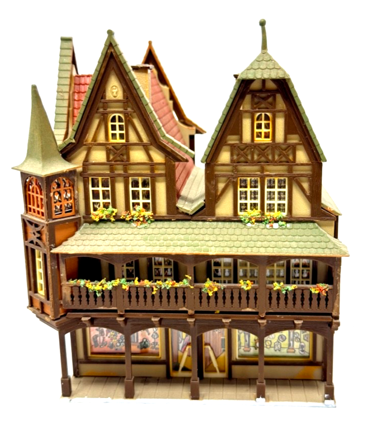 Vollmer 19590 H0 Fachwerkhaus mit Geschäft  ca. 11,7 x 10 x 13,5 cm H0 HO 1:87
