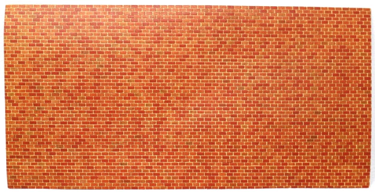 1x Faller 5520/8 Wanddekor Platte Modelleisenbahn 25 x 12,5 cm