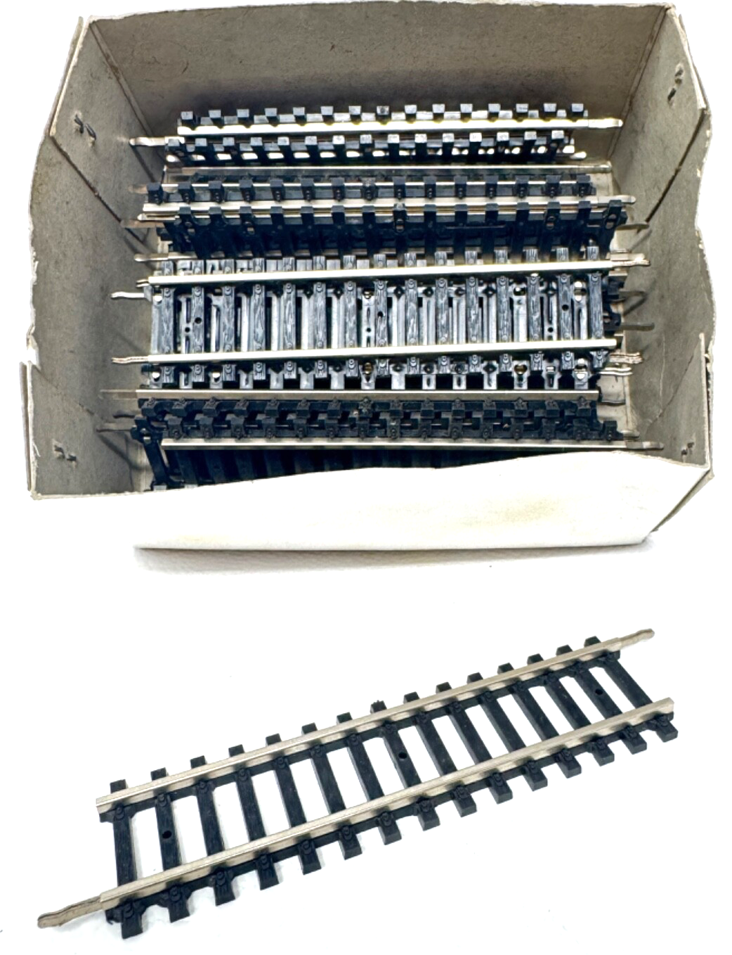1x Piko 107mm gerades Gleis Passstück 2 Hohlgleis Hohlprofil U-Profil H0 HO 1:87