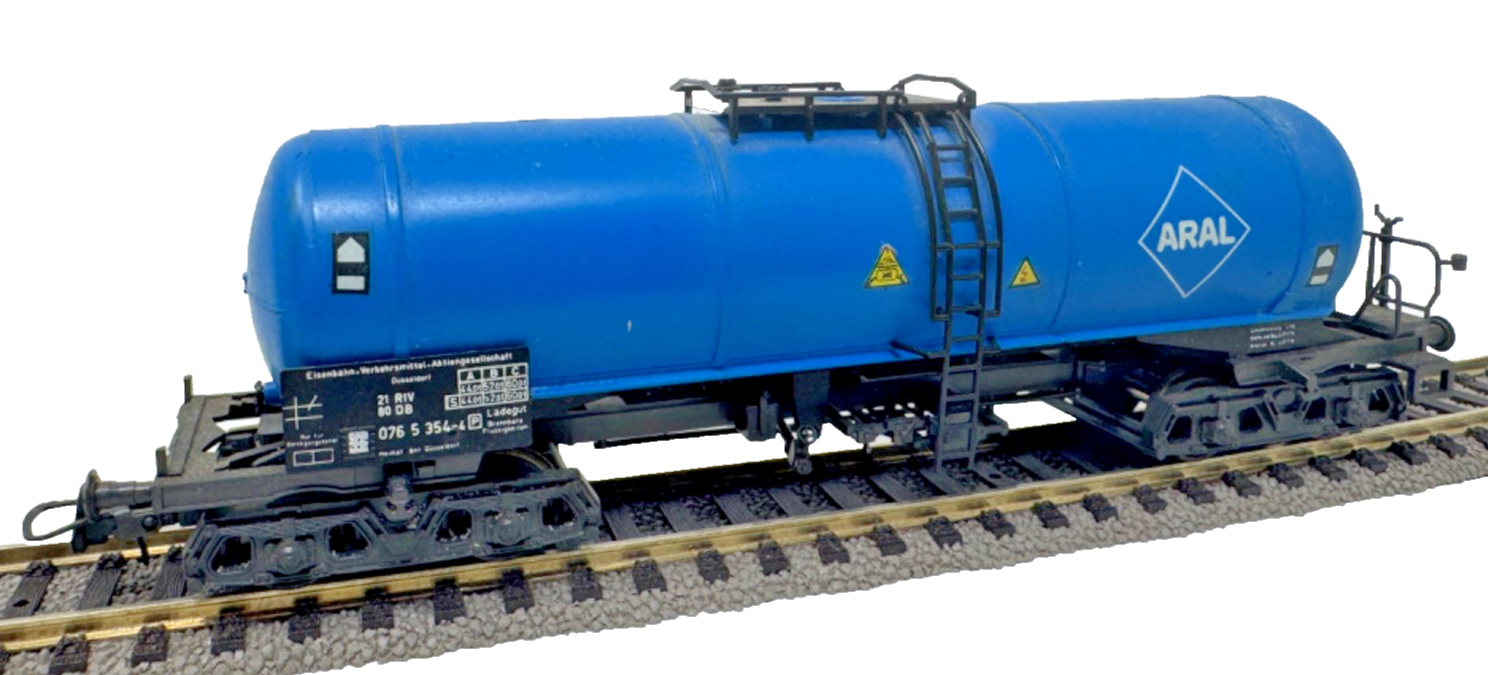 Roco H0 Drehgestell - Kesselwagen "Aral" 076 5 354-4 DB - H0 HO 1:87