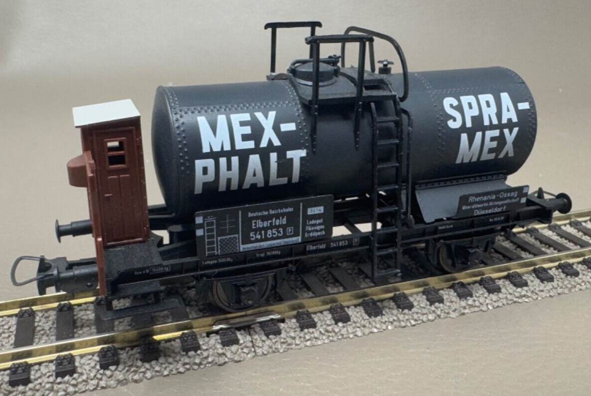 Sachsenmodelle DC Kesselwagen 541 853 DR " Mexphalt - Spramex " - HO H0 1:87