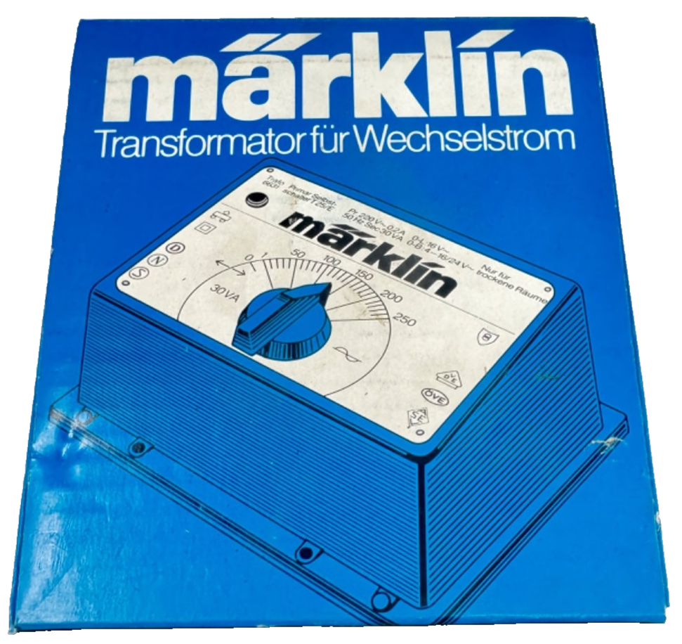 Märklin 6631 Trafo / Fahrregler 30 VA für Wechselstrom Transformator 4-16 / 24 V