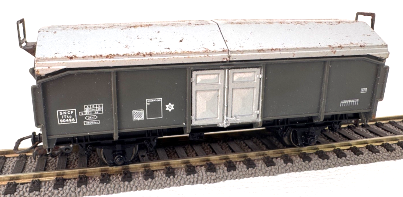 Jouef 622 Güterwagen Schiebedachwagen 90498 SNCF - H0 HO 1:87