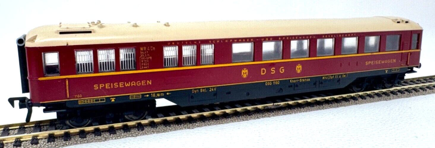 Fleischmann 5112 DSG Speisewagen 1160 - WR4 Üe - 1:87 HO H0