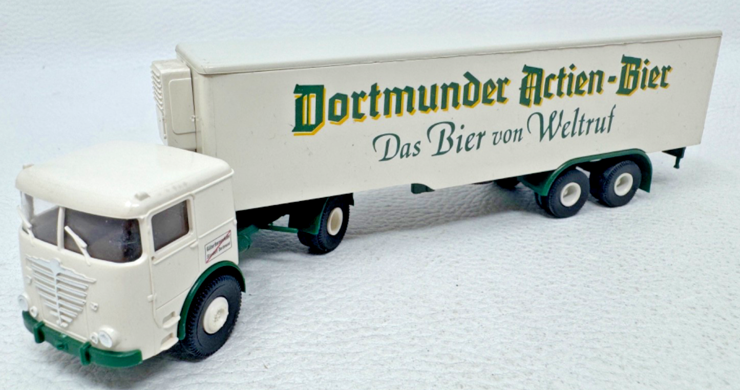 Brekina H0 Büssing Kühl Sattelzug Dortmunder Actien Bier - 1:87 H0 HO