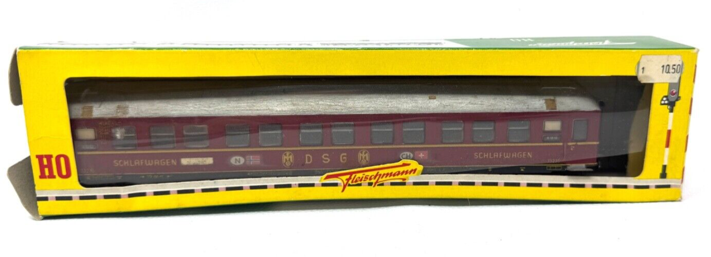 Fleischmann HO Schlafwagen DSG 33235 - WLAB4üm - Beleuchtet - 1:87 HO H0