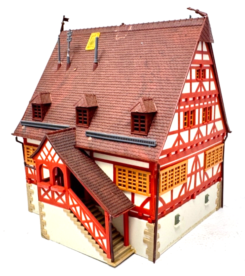 Kibri 8144 Rathaus auf dem Lande Maichingen - 13 x 12 x 14,5 cm - HO H0 1:87