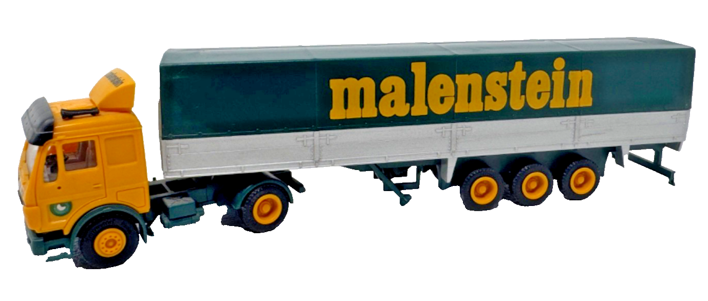 herpa H0 Mercedes NG Sattelzug grün/gelb "Malenstein ede" - HO H0 1:87 herpa H0 Mercedes NG Sattelzug grün/gelb "Malenstein ede" - HO H0 1:87