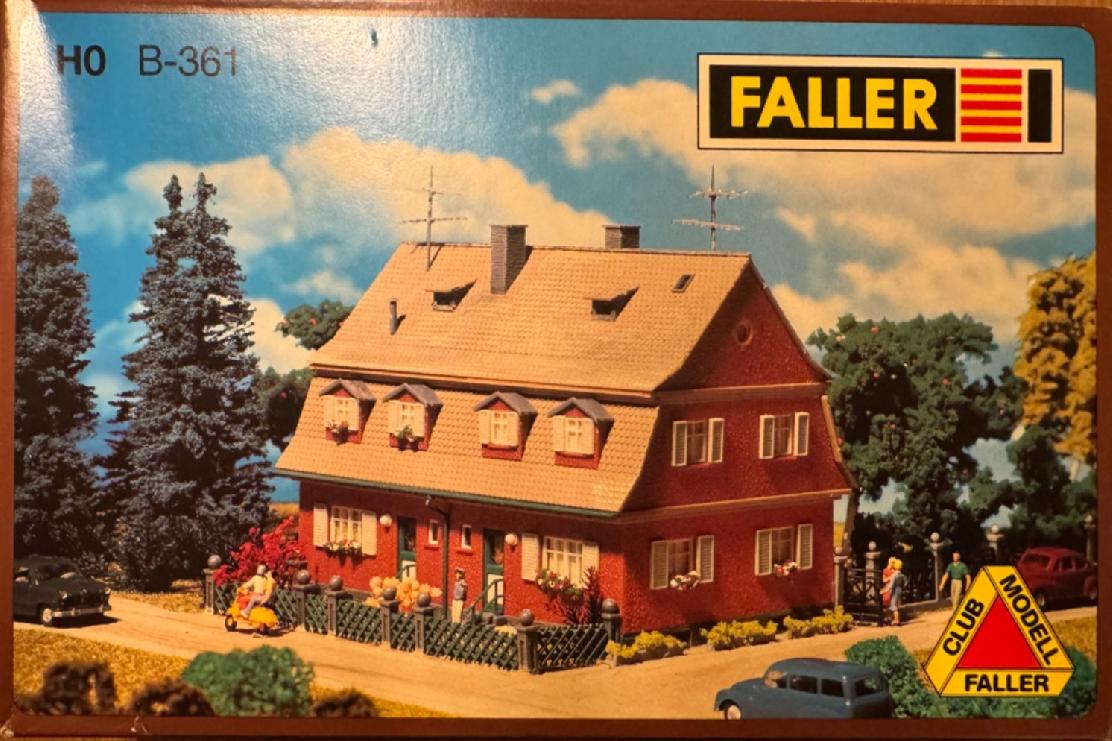 Faller H0 B-361 Siedlungshaus Haus "Gartenstadt" HO H0 1:87 NEU / OVP