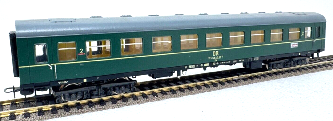Piko H0 5452522/5/26 Personenwagen 2.Kl. - DR - 29-45 190-0 - grün - 1:87 H0 HO