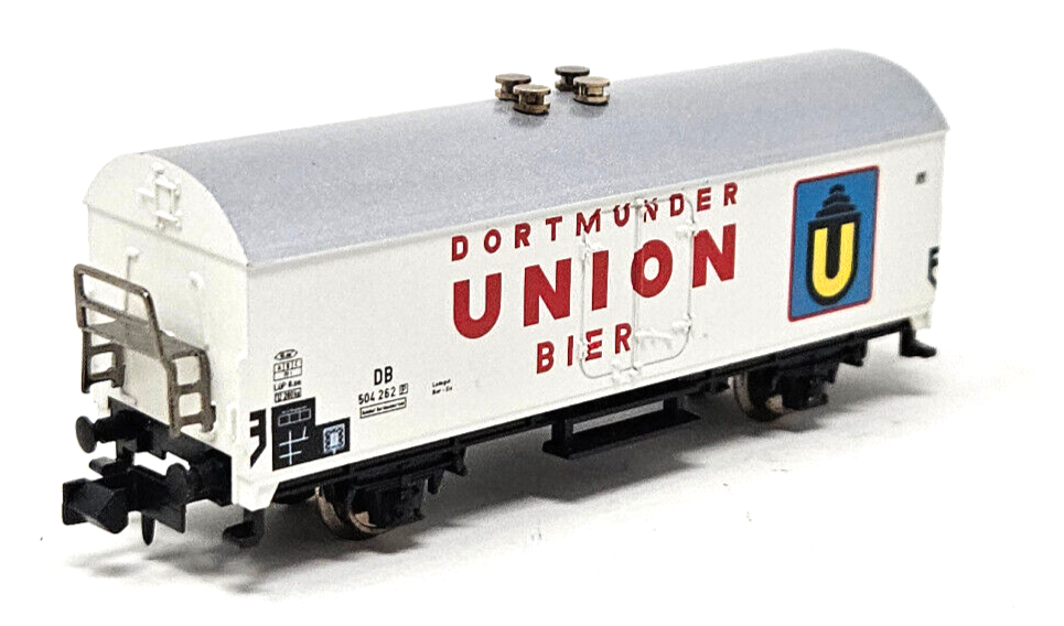 Minitrix N 15501-16 Bierwagen " Dortmunder Union Bier" - Spur N - 1:160 Minitrix N 15501-16 Bierwagen " Dortmunder Union Bier" - Spur N - 1:160