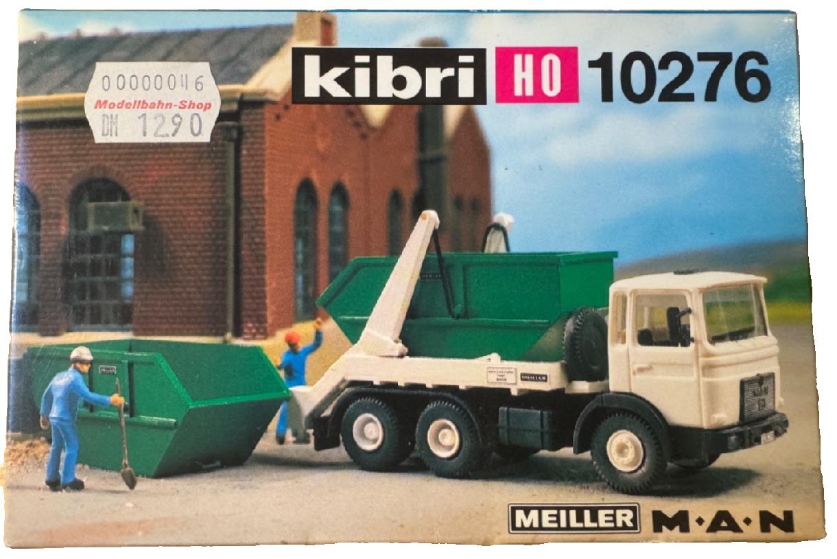 Kibri 10276 Absetzkipper Miller mit 2 Mulden - MAN 26.281 - H0 HO 1:87