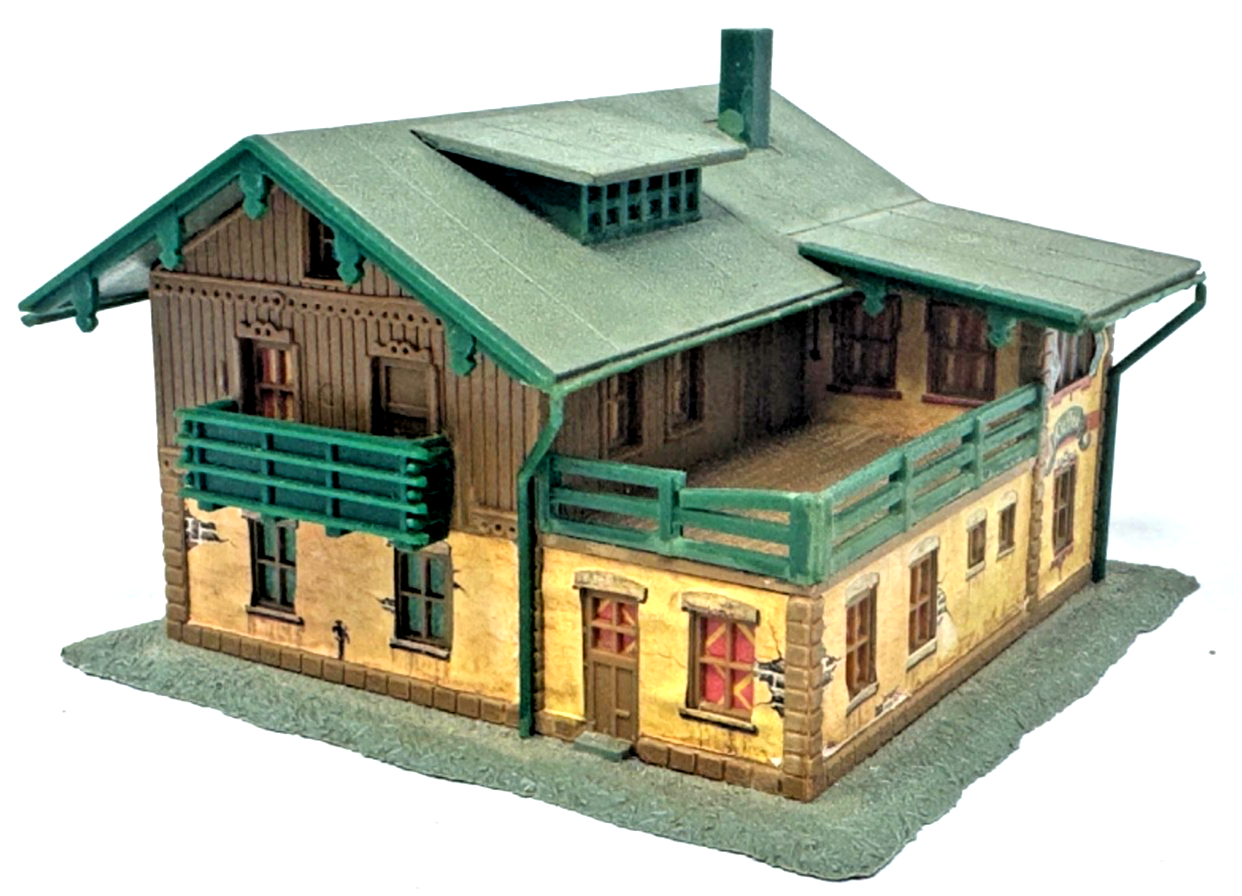 Pola 231 N - Alpenhaus mit Cafe - fertig gebaut - N 1:160
