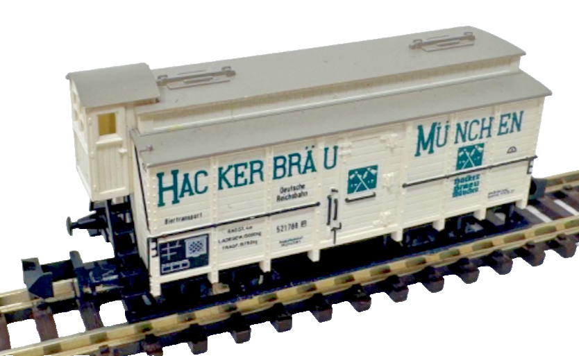 Minitrix 13417 N Bayrischer Bierwagen Hacker Bräu München - N - 1:160