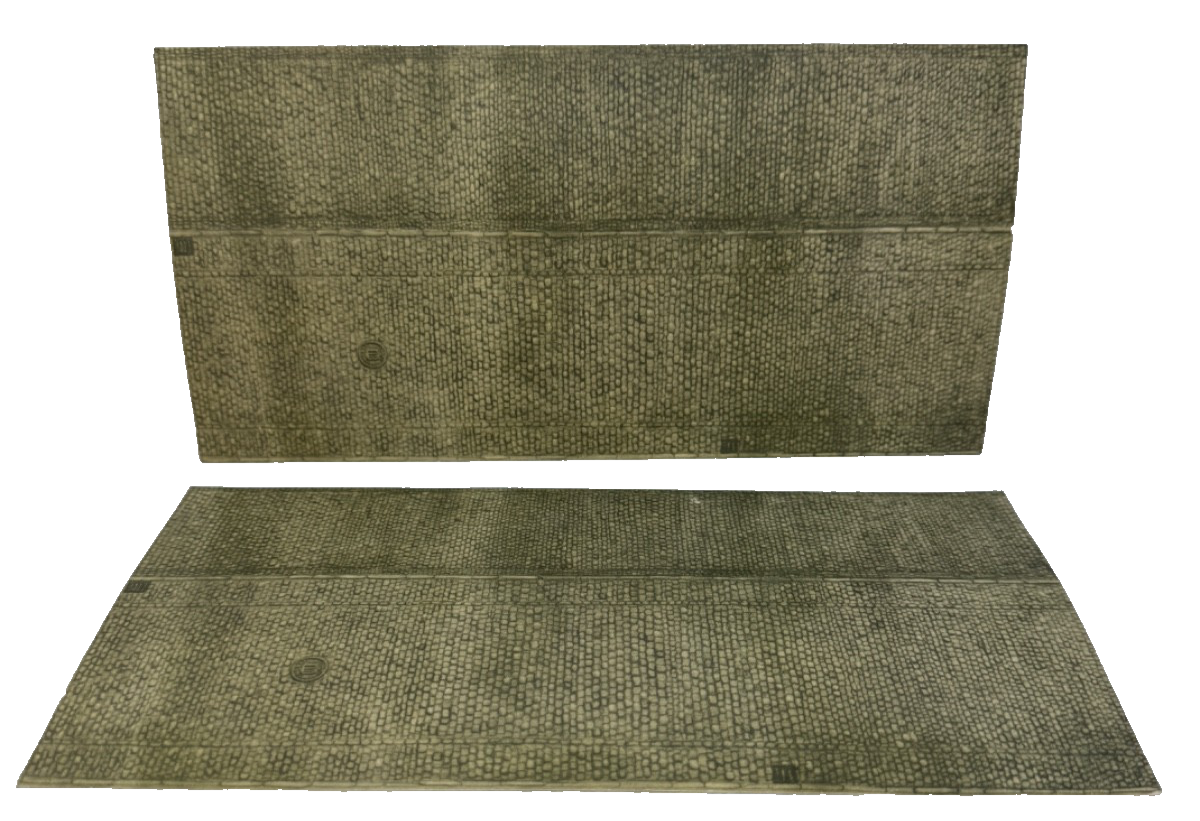 2x Faller 552/Pf Bodendekor Platten Modelleisenbahn 25 x 12,5 cm