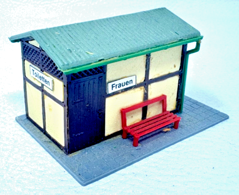 Auhagen H0 11336 Bahnhofstoilette Toilettenhaus Toilette H0 HO 1:87 Auhagen H0 11336 Bahnhofstoilette Toilettenhaus Toilette H0 HO 1:87