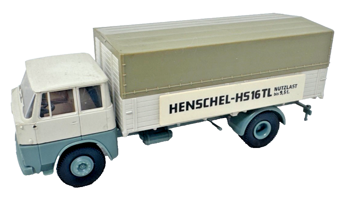 Brekina 1:87 Henschel HS 16 TL Pritschen-LKW - 1:87 H0 HO