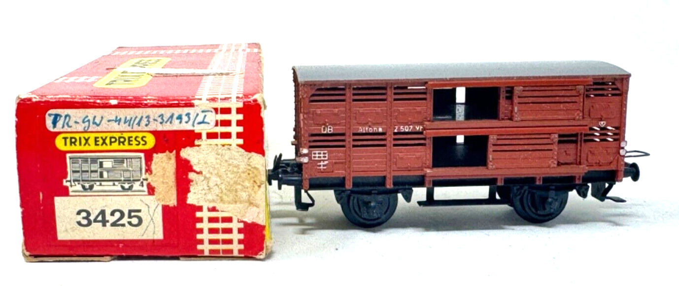 Trix Express 3425 Spur H0 Vieh - Verschlagwagen Vh - DB - 1:87 HO H0 in OVP