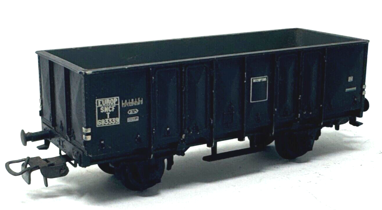 Piko SNCF offener Güterwagen 683339 - schwarz/grau - 1:87 H0 HO
