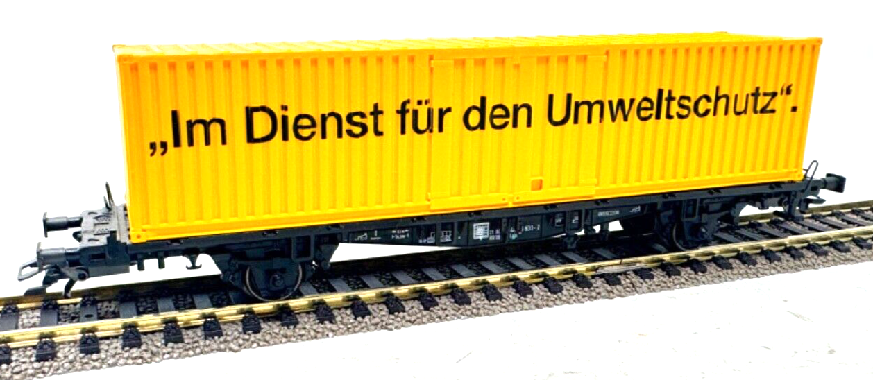 Märklin Containerwagen "Im Dienst für den Umweltschutz" 440 6 631-2 - H0 HO 1:87 Märklin Containerwagen "Im Dienst für den Umweltschutz" 440 6 631-2 - H0 HO 1:87