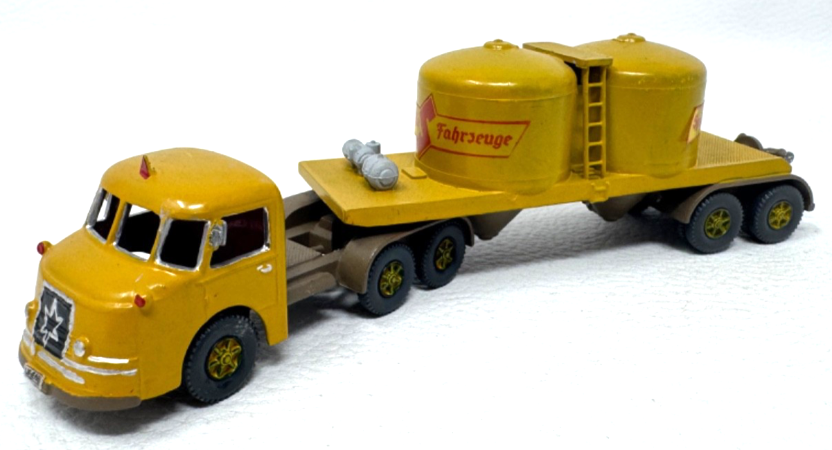 Wiking Henschel Sattelzug Silolastzug Spitzer Silo Fahrzeug - RAR - H0 HO 1:87