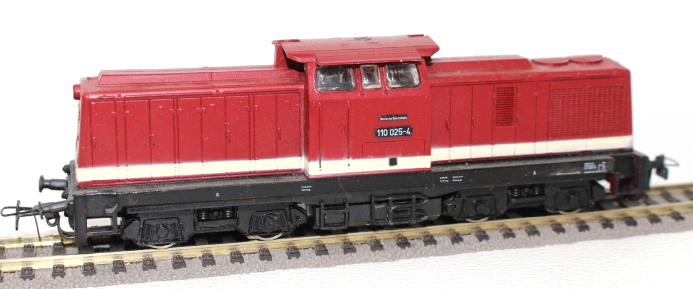 Piko H0 Diesellok 110 025-4 DR - rot - H0 HO 1:87 für Bastler