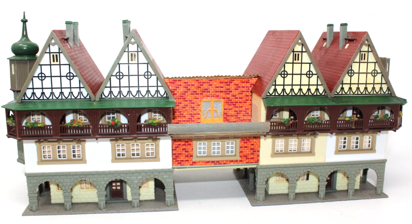 Auhagen H0 12348 Hotel Bürgerhaus Eigenbau ca. 16 x 12 x 16,6 cm - HO H0 1:87