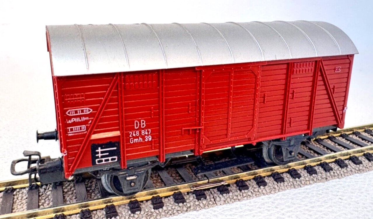 Märklin 306 gedeckter Güterwagen - DB - 248 847 Gmh 39 braun - H0 HO 1:87
