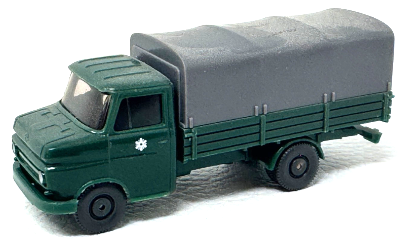 Wiking 1035 H0 Opel Blitz Polizei Pritschen LKW mit Plane - H0 HO 1:87