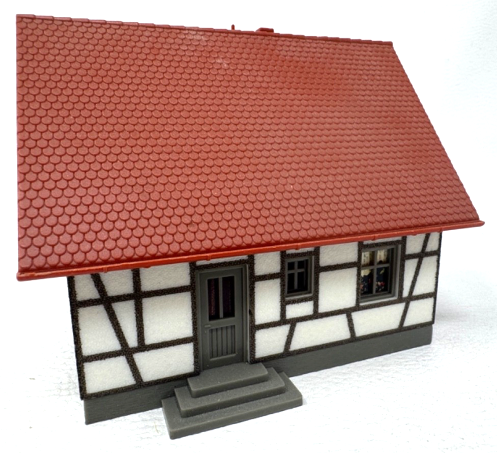 Faller H0 1207 Einfamilienhaus mit Fachwerk Haus 10,7 x 9 x 9,4 cm  HO H0 1:87 Faller H0 1207 Einfamilienhaus mit Fachwerk Haus 10,7 x 9 x 9,4 cm  HO H0 1:87