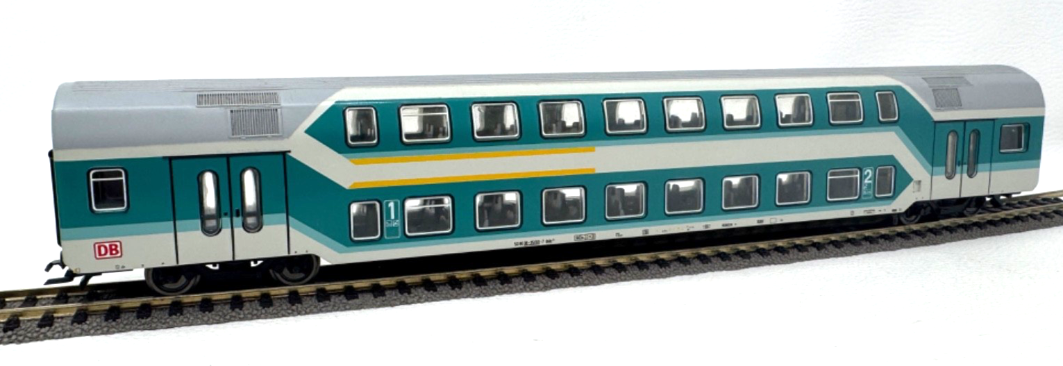 Sachsenmodelle H0 Dooppelstockwagen 1./2.Klasse - 36-35 001-7 DB HO H0 1:87 OVP