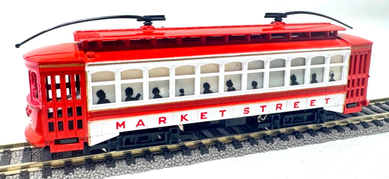 Bachmann 1310 Brill Trolley  Market Street E-Lok - DC - mit Antrieb - 1:87 HO H0