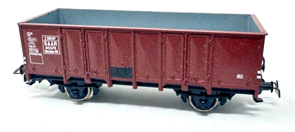 Piko offener Güterwagen Hochbordwagen Ommpu 49 Saar EUROP - Spur  1:87 - H0 HO